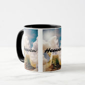 Himmelstreppe Zwei-Tone-Tasse Tasse (Vorderseite Links)