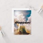 Himmelstreppenkarte Karte (Vorderseite/Rückseite Beispiel)