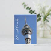 Himmelsturmblau Postkarte (Stehend Vorderseite)