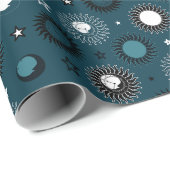 Himmelsuhr-Geschenkpapier Geschenkpapier (Rolleneckpunkt)