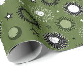 Himmelsuhr-Geschenkpapier Geschenkpapier (Rolleneckpunkt)