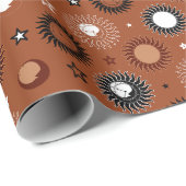Himmelsuhr-Wrap-Papier Geschenkpapier (Rolleneckpunkt)