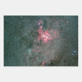 Himmelsverpackungspapier - 3 Blätter, 3 Designs Geschenkpapier Set (Vorderseite)