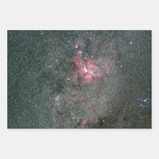 Himmelsverpackungspapier - 3 Blätter, 3 Designs Geschenkpapier Set (Vorderseite)