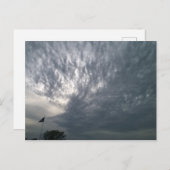 Himmelswache mit Flagge Postkarte (Vorne/Hinten)