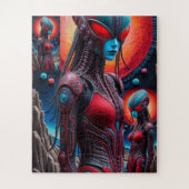 "Himmelswächter: Der kosmische Beschützer" Puzzle (Vertikal)