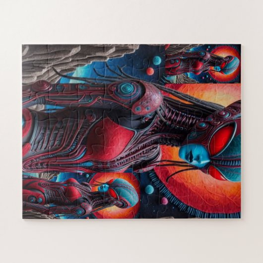 "Himmelswächter: Der kosmische Beschützer" Puzzle (Horizontal)