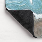 Himmelswellen und Sand Mousepad (Ecke)