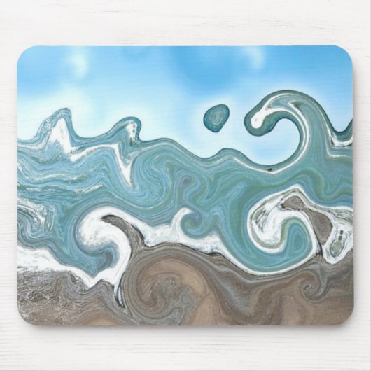 Himmelswellen und Sand Mousepad (Vorne)