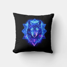 Himmelswolf • Kosmischer Energiehüter-Kissen Kissen
