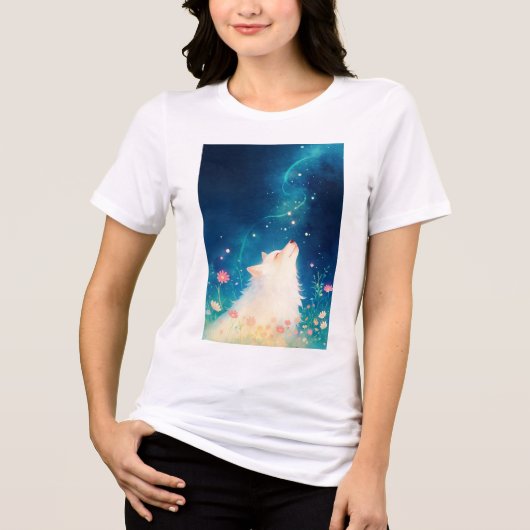Himmelswolf Tri-Blend Shirt (Vorderseite)