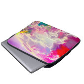 Himmelswolken Laptopschutzhülle (Vorne Knopf)