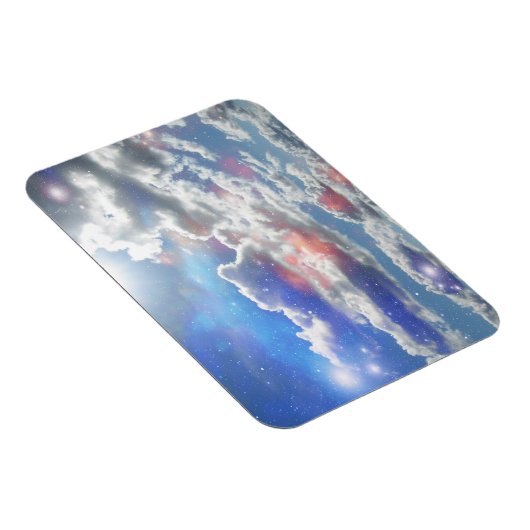 Himmelswolken Premium Magnet (Rechte Seite)