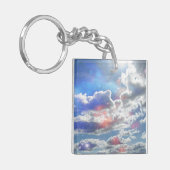 Himmelswolken Schlüsselanhänger (Vorderseite links)