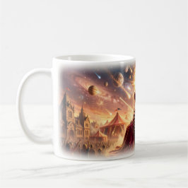 Himmelszirkus-Königin der Sternenträume-Tasse Kaffeetasse