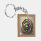 "Himmelszündung" Schlüsselanhänger (Vorderseite links)