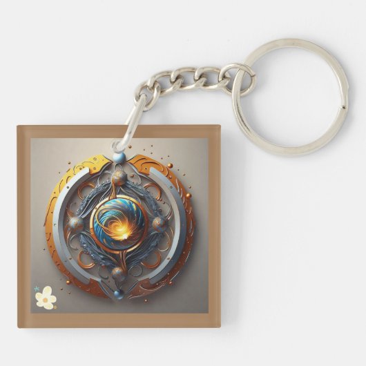 "Himmelszündung" Schlüsselanhänger (Rückseite)