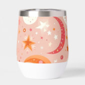 Himmelträume Orange und Rosa (Rückseite)