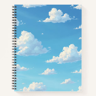 Himmelwolken Notizblock