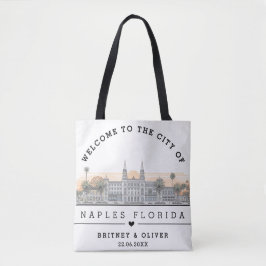 Himmelzeile von Naples Florida – Individuelle Hoch Tasche