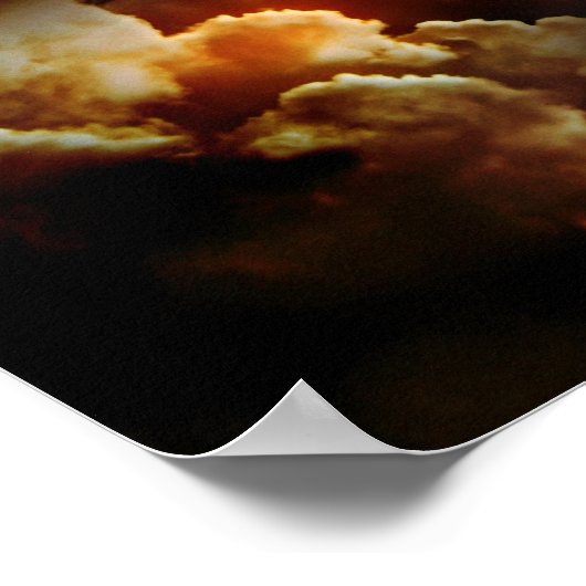 Himmlisch Angel Cherub Poster (Ecke)