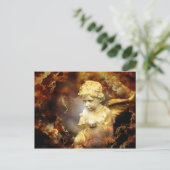 Himmlisch Angel Cherub Postkarte (Stehend Vorderseite)