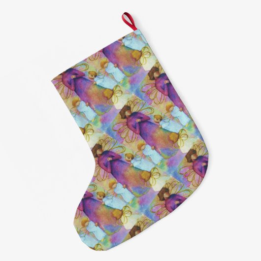 HIMMLISCH ANGEL GROßER WEIHNACHTSSTRUMPF (Rückseite (Hängend))