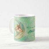 Himmlisch Angel Personalisiert Green Kaffeetasse (Vorderseite Links)