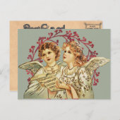 Himmlisch Angel Singers Postkarte (Vorne/Hinten)