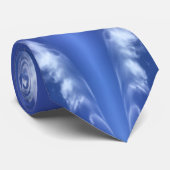 Himmlisch Angelic Clouds Foto Art Repeat Muster Krawatte (Gerollt)