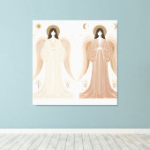 Himmlisch Angels Leinwand Mauer (Insitu (Holzboden))