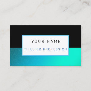 Himmlisch Blue Black Luxury Visitenkarte