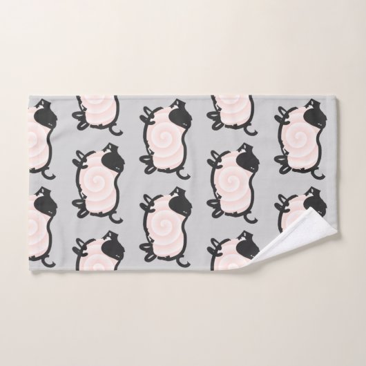 Himmlisch chinesisches Schweinjahr wählen Farbe 5  Badhandtuch Set (Handtuch)