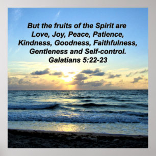 HIMMLISCH GALATIANER OBST DES SPIRITT-DESIGNS POSTER