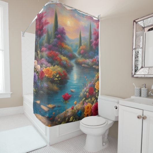"Himmlisch Garden Stream" Duschvorhang (Beispiel)