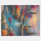 "Himmlisch Garden Stream" Fleecedecke (Vorderseite (Horizontal))