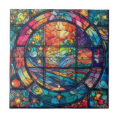 Himmlisch gestanzte Glasarmatur Fliese (Vorderseite)