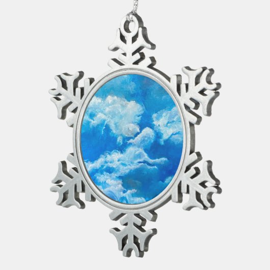 "Himmlisch Guardian" Snowflake Ornament (Rechts)