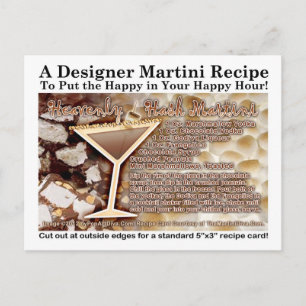 Himmlisch Hash Martini Rezept Postkarte