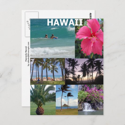 Himmlisch Hawaii Postcard Postkarte (Vorne/Hinten)