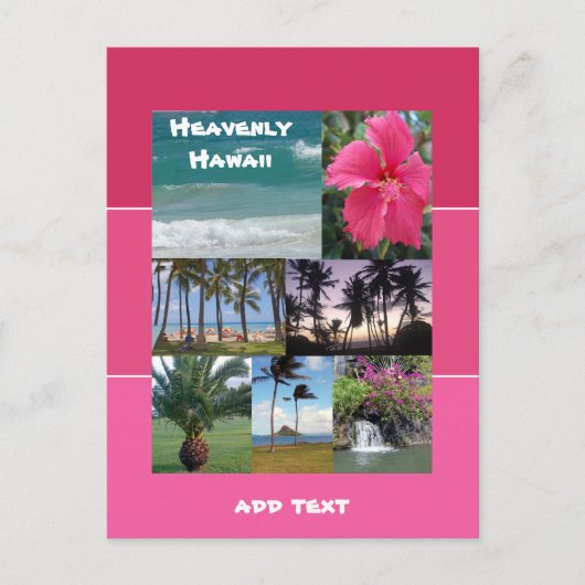 Himmlisch Hawaii Postkarte (Vorderseite)