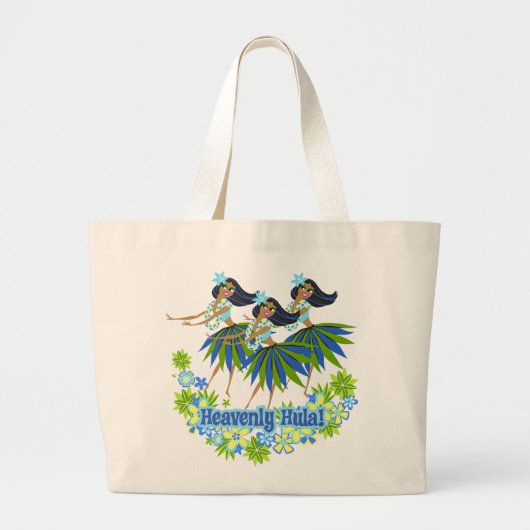 Himmlisch Hula Beach Bag Jumbo Stoffbeutel (Vorne)
