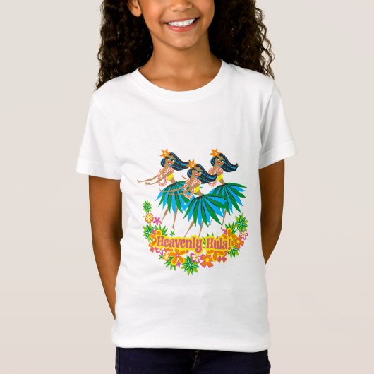 Himmlisch Hula! Girls-T - Shirt (Vorderseite)