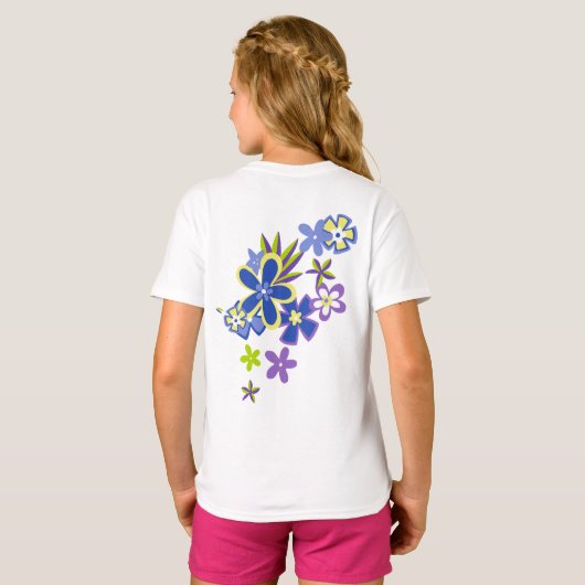 Himmlisch Hula! Girls-T - Shirt (Schwarz voll)