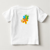 Himmlisch Hula Hawaiian Blume Girls Baby T-shirt (Rückseite)