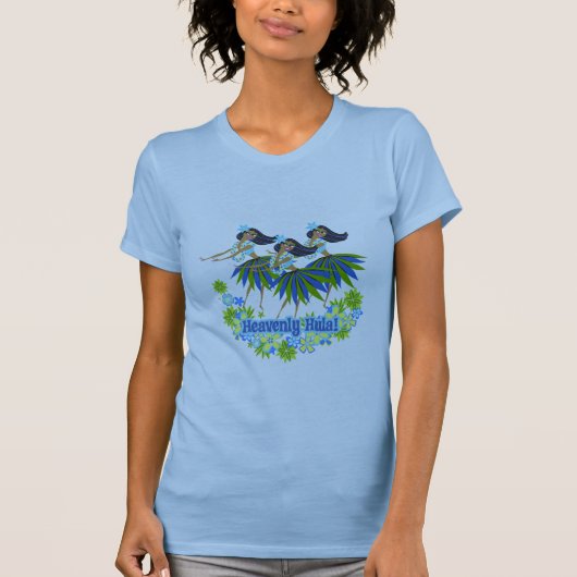 Himmlisch Hula Ladys T - Shirt (Vorderseite)