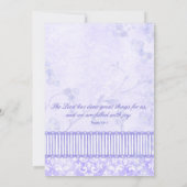 Himmlisch Hydrangea - Einladung zur Hochzeit (Rückseite)