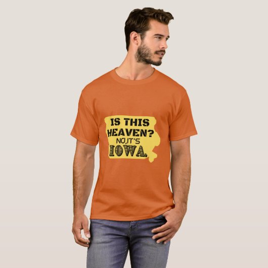 Himmlisch Iowa T-Shirt (Vorne ganz)