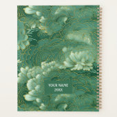 Himmlisch Jade Chiyogami Planner Planer (Rückseite)
