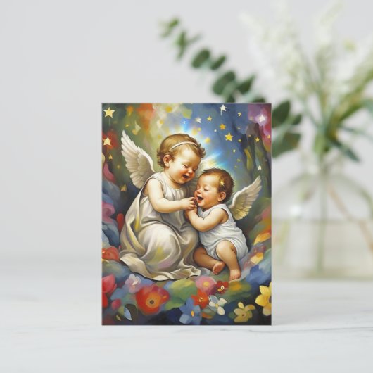 " HIMMLISCH JOY " POSTKARTE (Stehend Vorderseite)